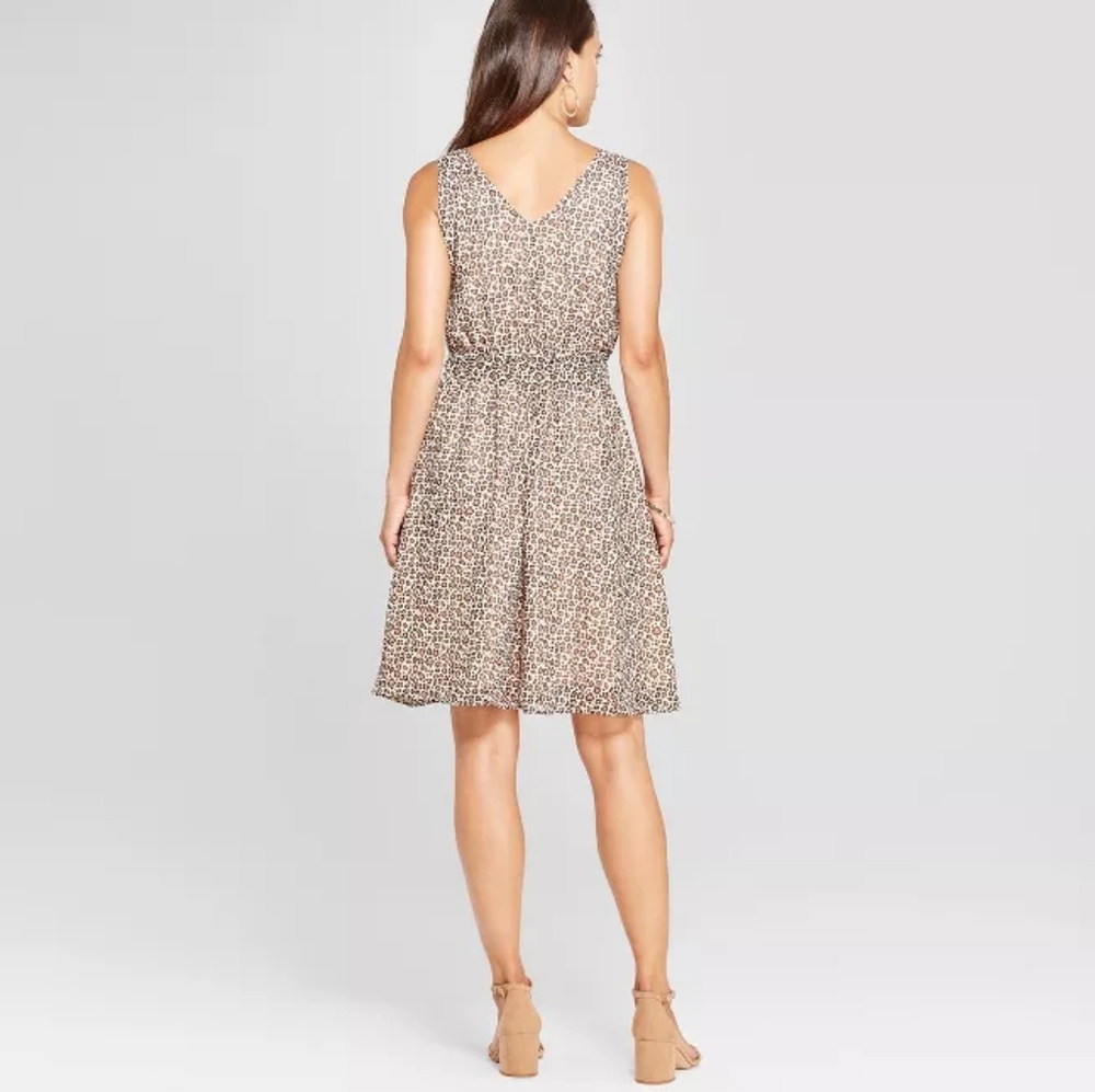 SALE 🎉 A New Day Leopard Print Tie Waist Dress - Picture 7 of 7